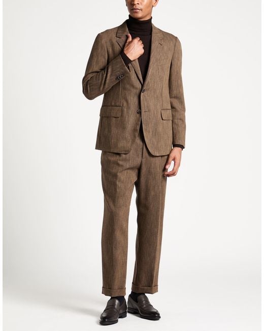 Caruso Brown Suit for men