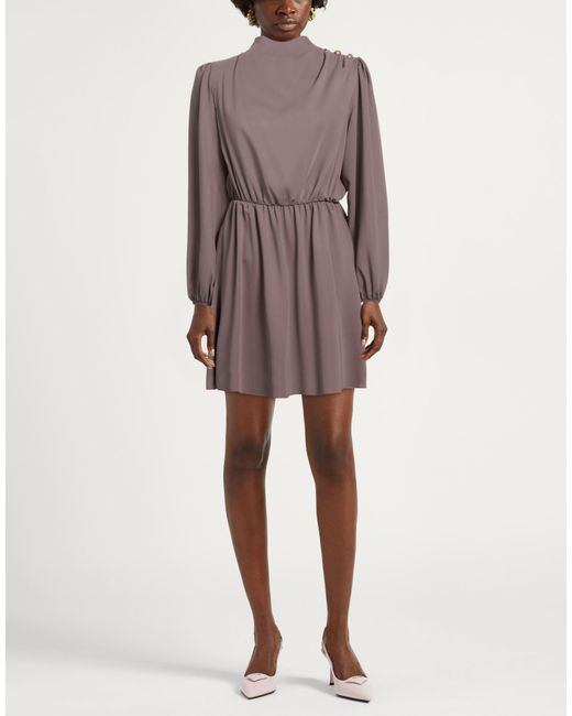 Yes Zee Brown Mini Dresses