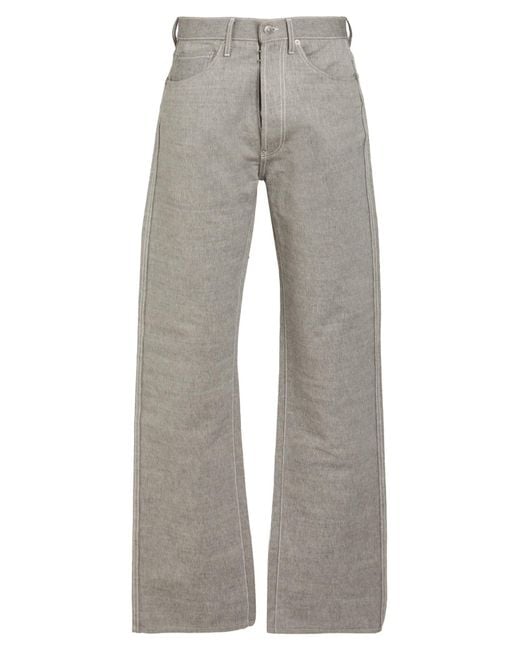 Maison Margiela Gray Pants Cotton, Polyester for men