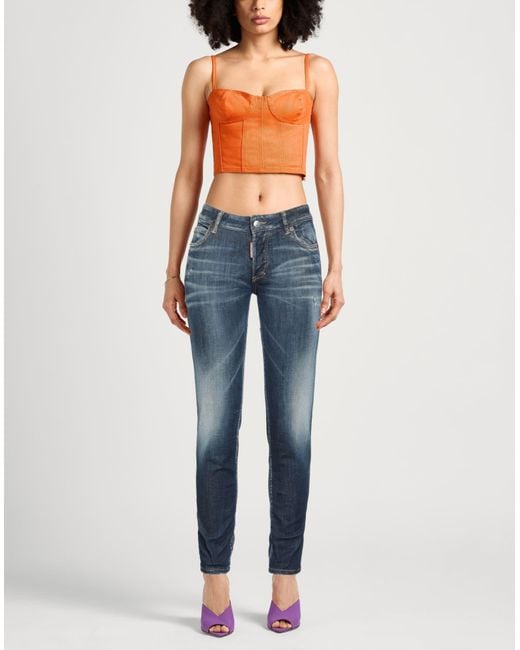 DSquared² Blue Jeans Cotton, Elastomultiester, Elastane