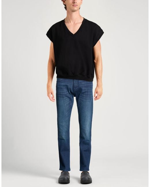 Armani Jeans Blue Jeans Cotton, Elastane for men
