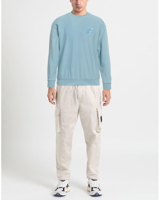 Sudadera AFTER LABEL de hombre de color Blue