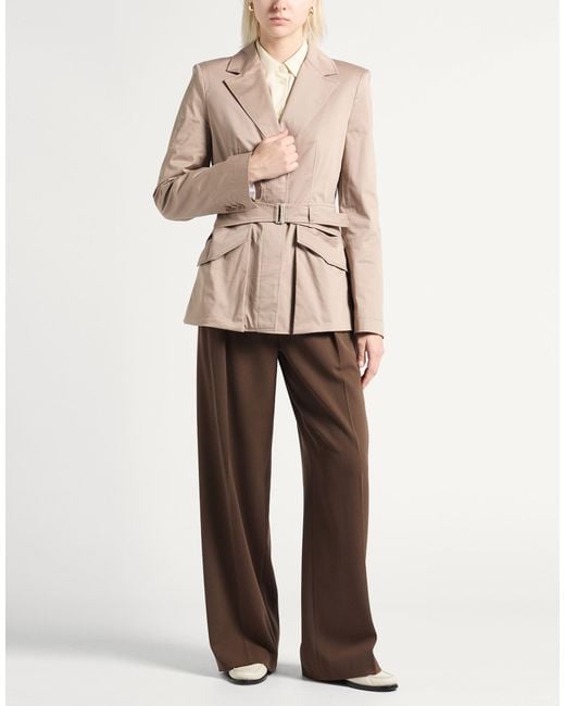 Alberta Ferretti Natural Light Blazer Cotton, Elastane