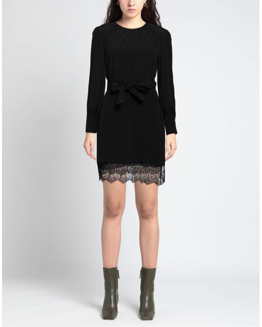 Anna Molinari Black Mini Dress
