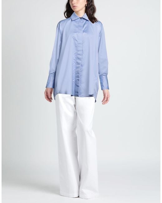Patou Blue Shirt Polyester