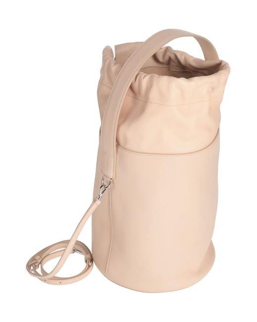 Jil Sander Natural Blush Handbag Lambskin