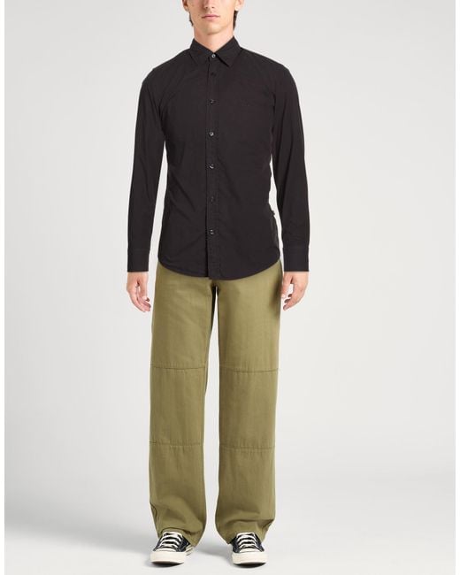 Boss Blue Shirt Cotton for men