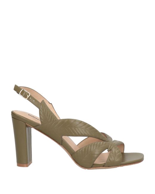 Lola Cruz Metallic Sandals