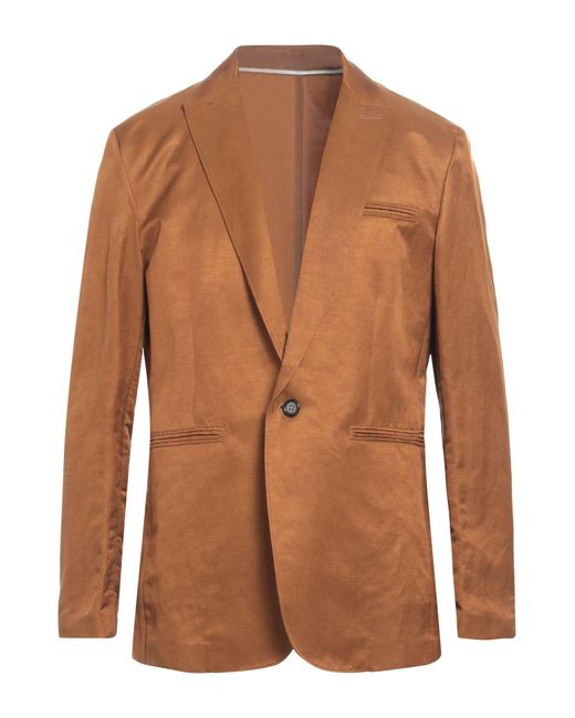 Paolo Pecora Brown Blazer for men