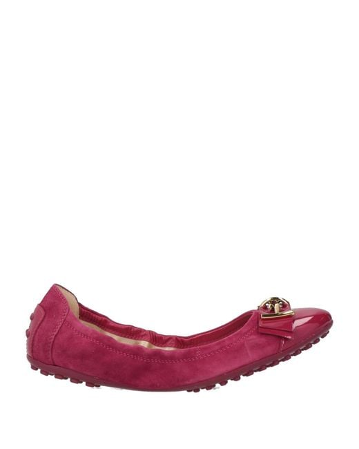 Tod's Pink Ballet Flats