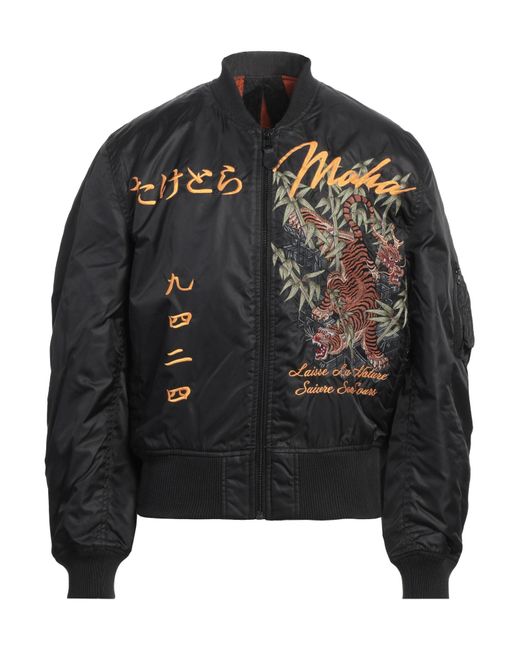 Maharishi Black Jacket Polyester for men