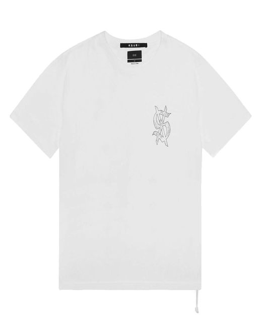 T-shirt Ksubi pour homme en coloris White