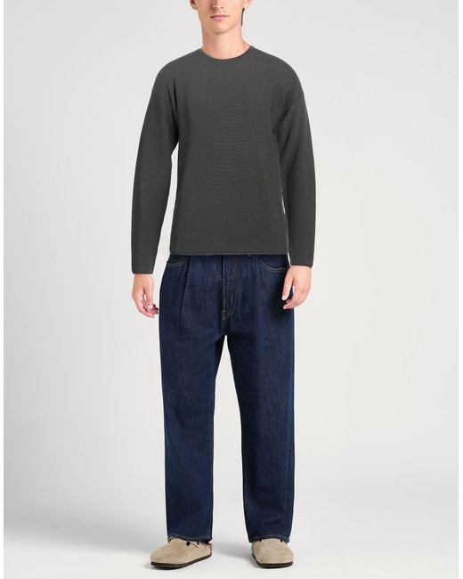Isabel Benenato Gray Sweater Cotton for men