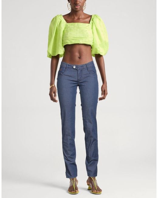Jacob Cohen Blue Pants Cotton, Polyester, Elastane