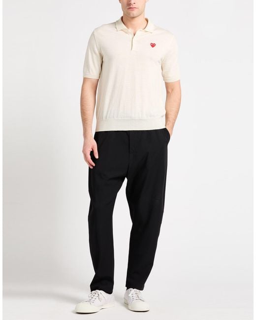 COMME DES GARÇONS PLAY White Sweaters for men