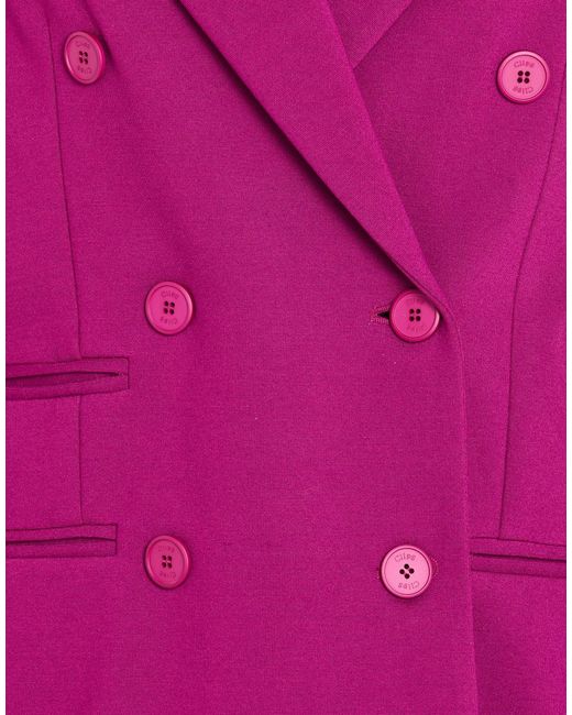 Clips Pink Blazer Viscose, Polyamide, Elastane