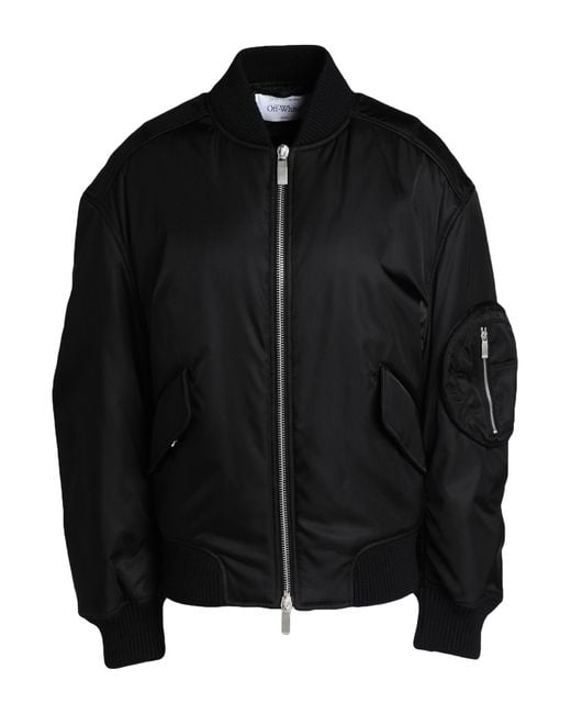 Off-White c/o Virgil Abloh Black Bomber Jackets