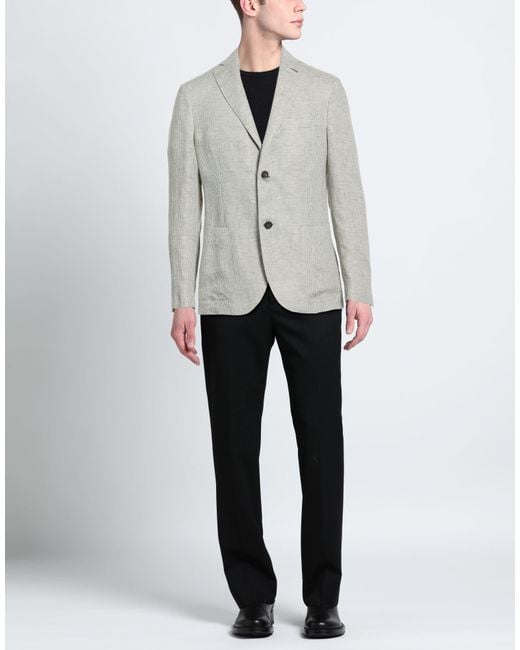 Montedoro Gray Blazers for men
