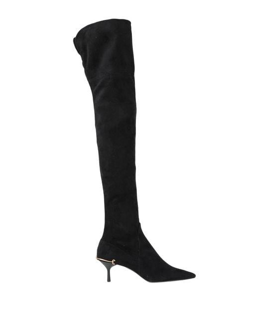 Fabi Black Knee Boots