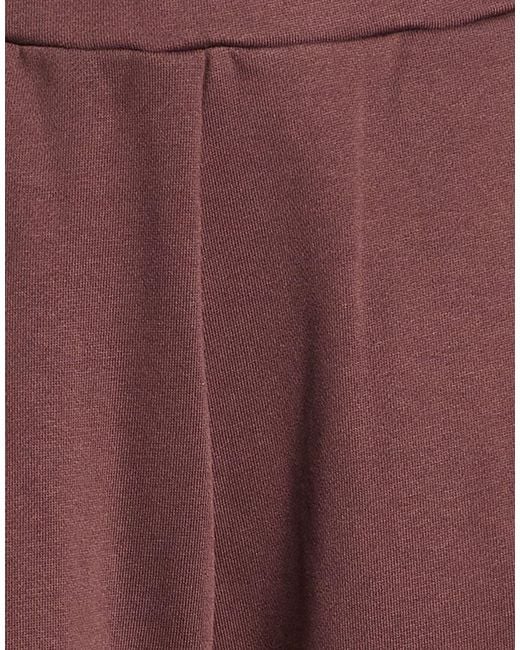 EA7 Purple Plum Pants Cotton, Elastane