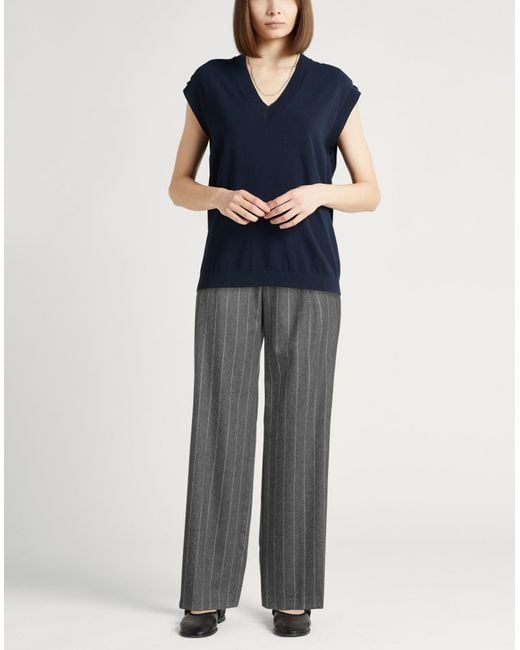 PT Torino Gray Charcoal Pants Virgin Wool, Cashmere, Elastane