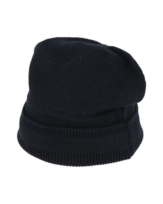 Alpha Studio Blue Hat Merino Wool for men