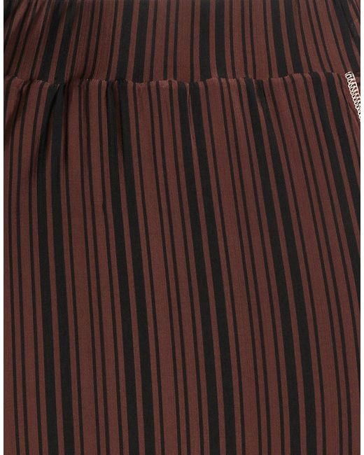 Sunnei Brown Mini Skirt Viscose, Elastane
