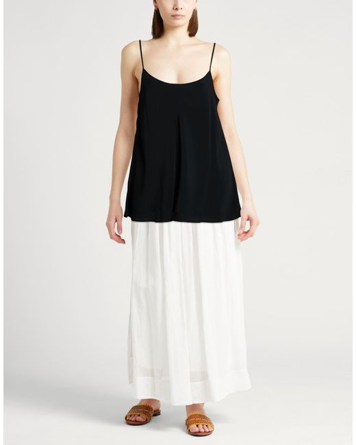 Semicouture Black Top Wool, Polyamide