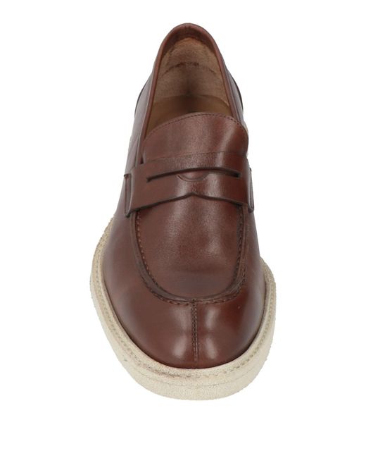 Piumi Brown Loafers Leather for men