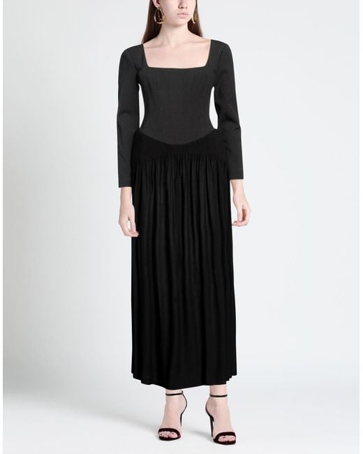 Tory Burch Black Midi Dress