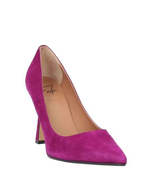 Roberto Festa Purple Pumps