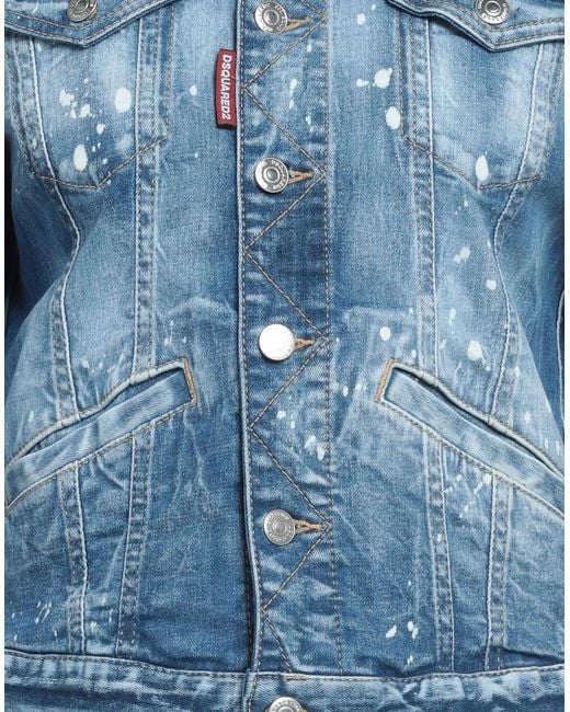 DSquared² Blue Denim Outerwear