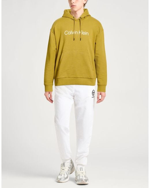 Calvin Klein Yellow Sweatshirt Cotton for men