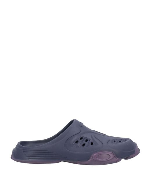 Oakley Blue Mules & Clogs Rubber for men