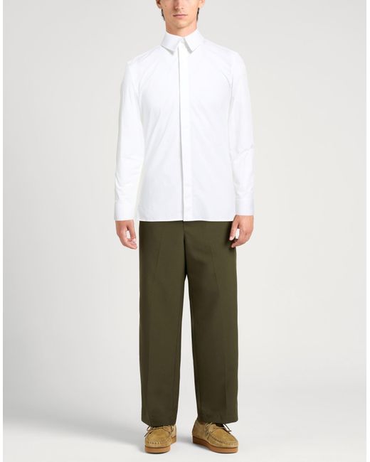 Karl Lagerfeld White Shirt Organic Cotton for men