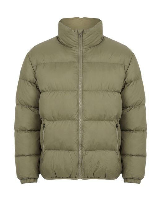 Napapijri Green Military Puffer Polyamide for men