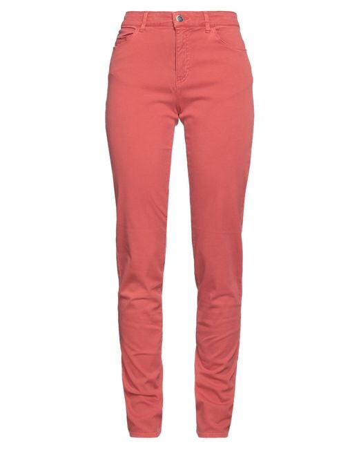 Emporio Armani Red Pants