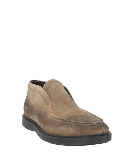 Tagliatore Brown Ankle Boots Leather for men