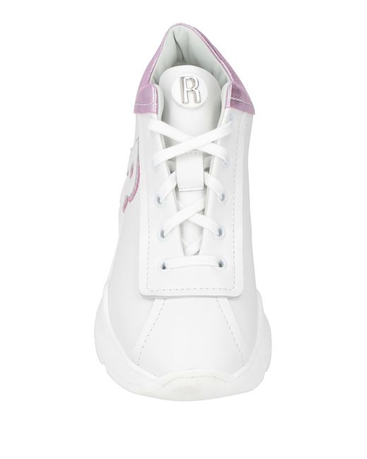 Rucoline White Sneakers Calfskin, Goat Skin, Eva (Ethylene