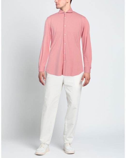 Glanshirt Pink Shirt for men