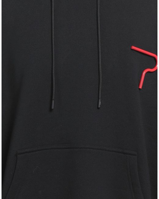 MSGM Black Sweatshirt Cotton for men