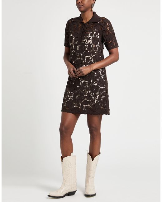 P.A.R.O..H. Robe Courte P.A.R.O.S.H. en coloris Black