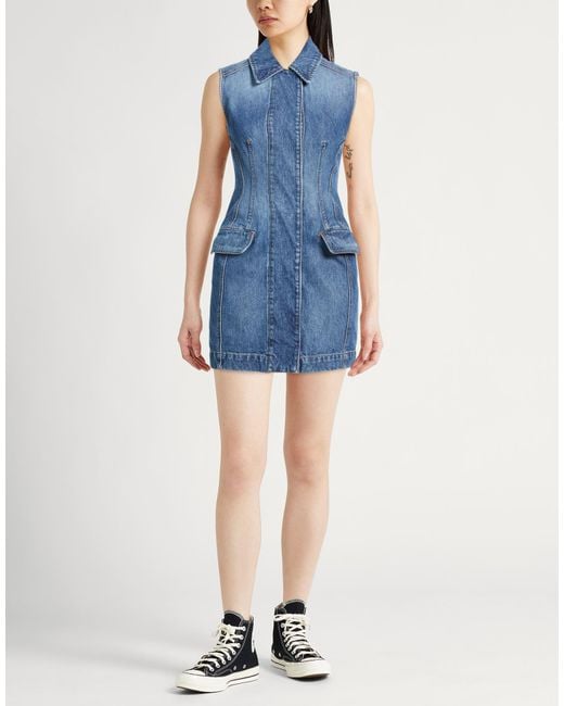 Sportmax Blue Mini Dress