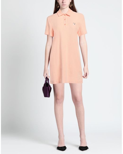 Maison Kitsuné Pink Mini Dress