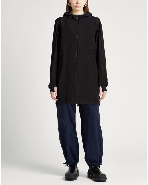 Herno Black Overcoats & Trench Coats