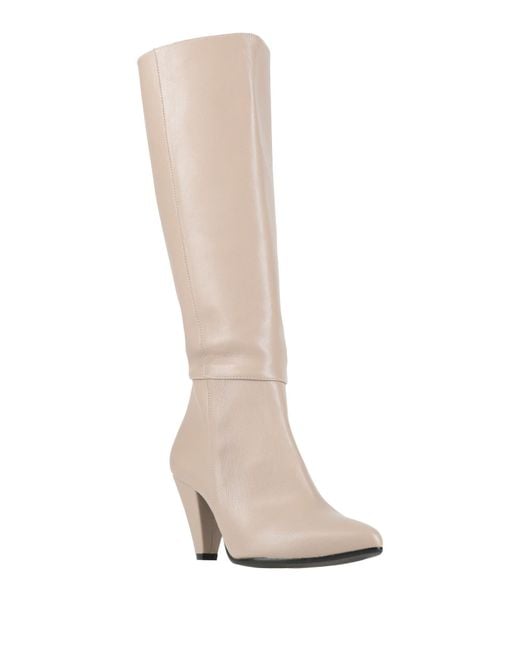 Marella White Boot Leather