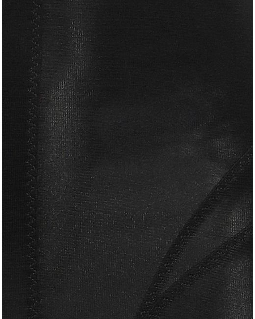 ALESSANDRO VIGILANTE Black Shorts & Bermuda Shorts Viscose, Polyamide, Elastane