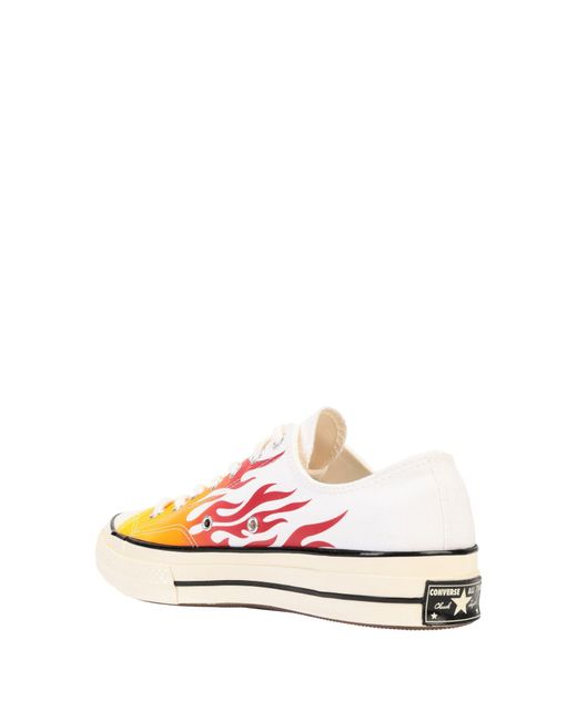 converse tennis uomo arancione