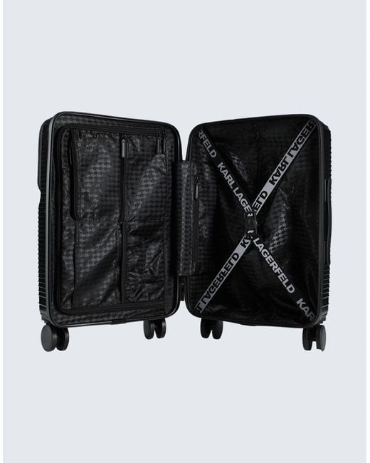 Valise à roulettes Karl Lagerfeld en coloris Black