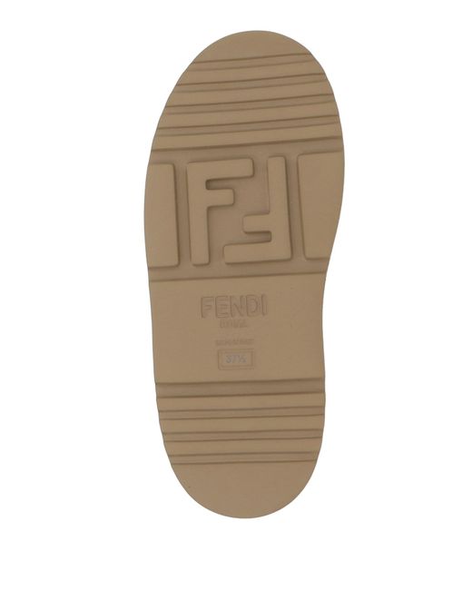 Fendi Brown Light Mules & Clogs Leather